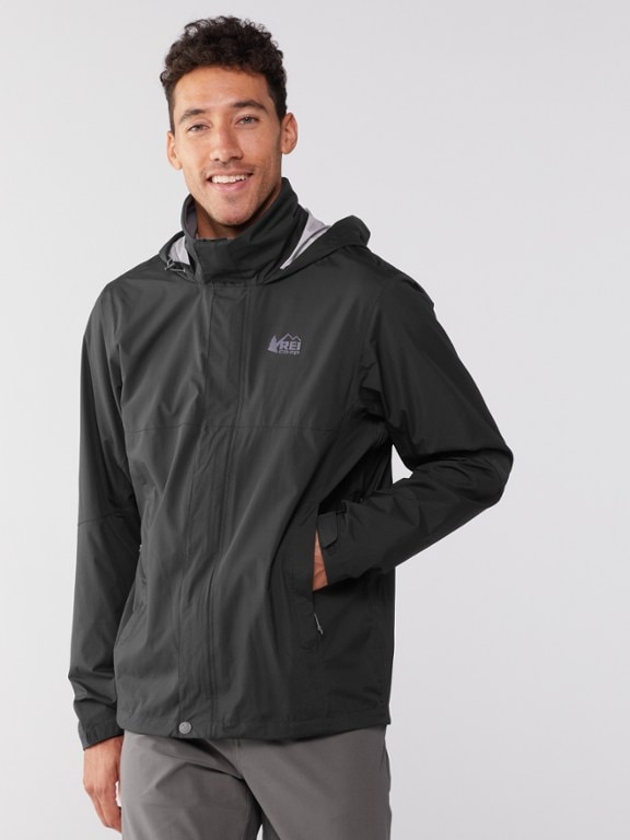 Unlock Wilderness' choice in the Rei Vs Patagonia comparison, the Rainier Rain Jacket by REI Co-op