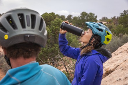 Location Image for Recycled Stainless-Steel Water Bottle with Loop Cap - 27 fl. oz.