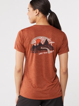 Patagonia Capilene Cool Daily Graphic Lands T-Shirt - Women's 2