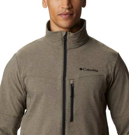 mens soft shell fleece jacket