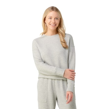 Smartwool Recycled Terry Cropped Crew Sweatshirt - Women's 0