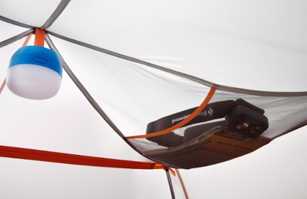 Hanging loop and ceiling stash pocket (Zinc/Orange Spice)