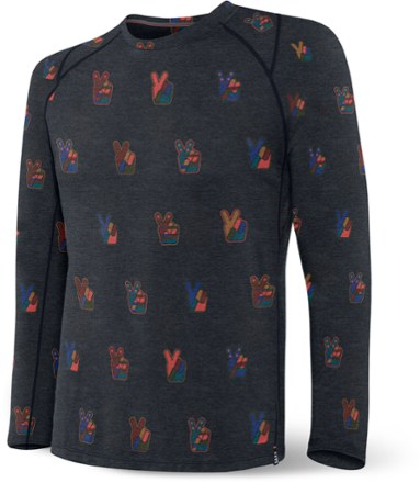 Saxx Roast Master Midweight Crew Base Layer Top - Men