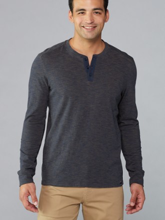 henley sweatshirt men's clothing