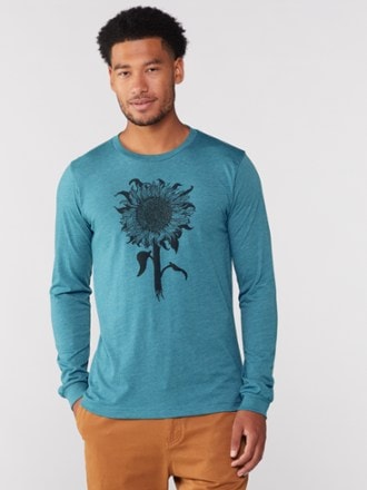 Slow Loris Sunflower Long-Sleeve T-Shirt 2