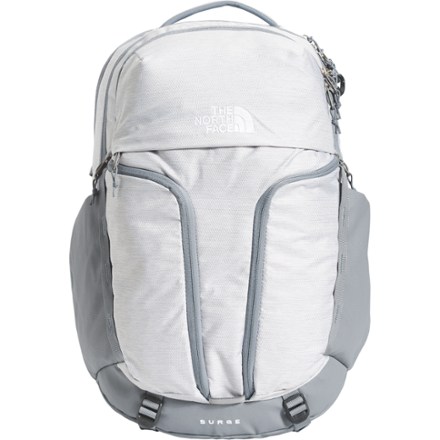 north face backpack surge ii womens The North Face Women's Surge Backpack TNF White/Metallic Melange