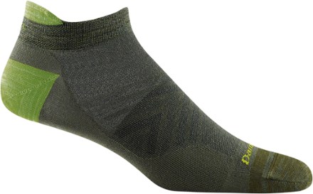 Darn Tough Darn Tough Men's Run No-Show Tab Ultra-Lightweight Running Socks  Green L - $13.87 at REI.com