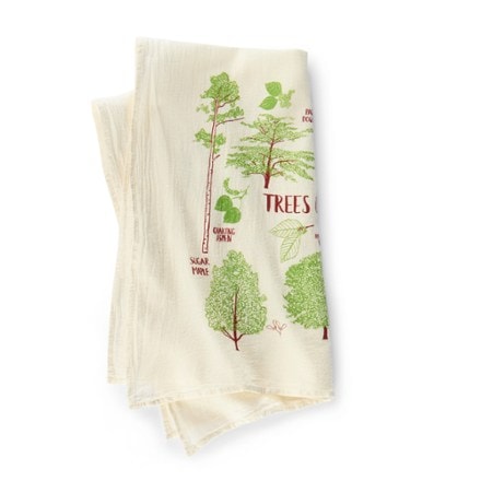 Claudia Pearson Field Guide to Maine Trees Tea Towel 3