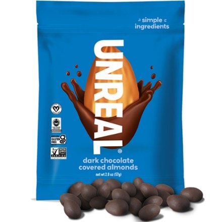 UNREAL Dark Chocolate Covered Almonds 0