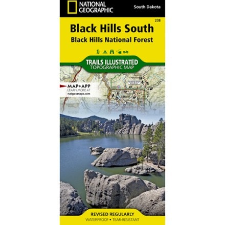 National Geographic Black Hills Southeast Topographic Map 0