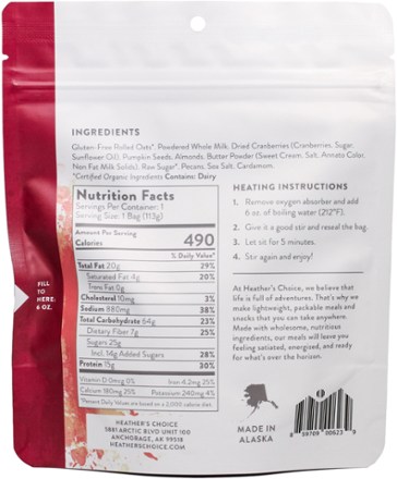 Heather's Choice Swiss-Style Muesli with Milk - 1 Serving 1