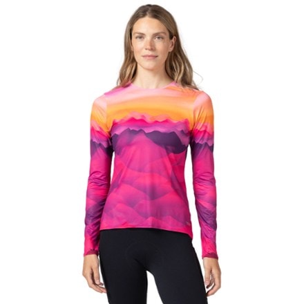 On Body Image of color Impasto Stripe