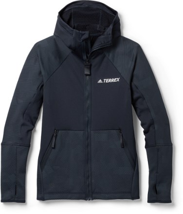 adidas Terrex Tech Flooce Hooded Hiking Fleece Jacket - Women's 0