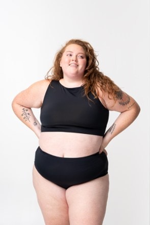 alder Surf's Up High Neck Bikini Swimsuit Top - Women's Bottoms not included