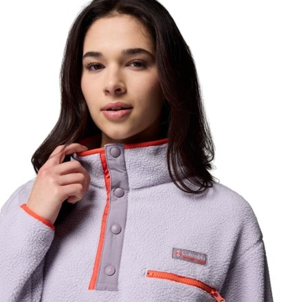 Columbia Helvetia II Cropped Half-Snap Fleece Pullover - Women's 5
