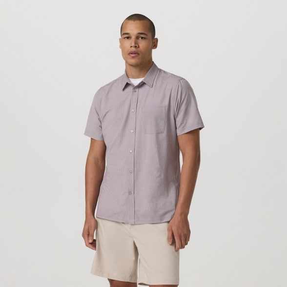 On Body Image of color Sable Mini Stripe