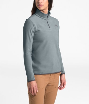 north face women's glacier quarter zip fleece