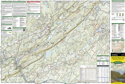 National Geographic Delaware Water Gap Map 2