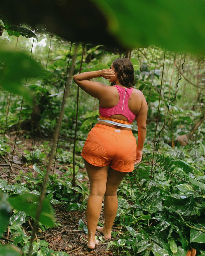 Location Image for Cut Back Crop Swimsuit Top - Women's