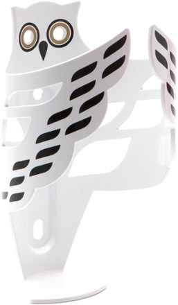 Portland Design Works The Owl Water Bottle Cage Front quarter view (Snowy)