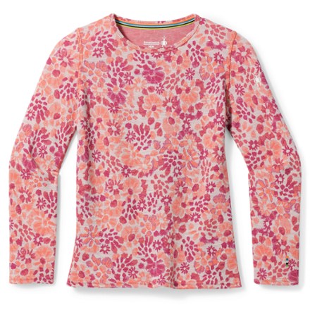 Smartwool Classic Thermal Merino Crew Base Layer Top Pink L