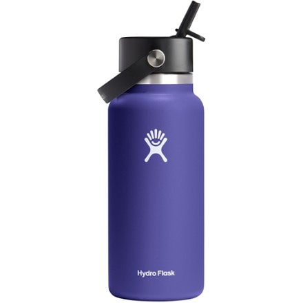 Hydro Flask Wide-Mouth Vacuum Water Bottle with Flex Straw Cap - 32 fl. oz. 0