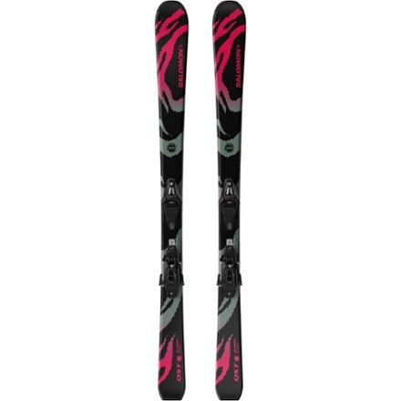 Salomon QST Jr Black S Skis with Bindings - Kids' - 2026/2027 0