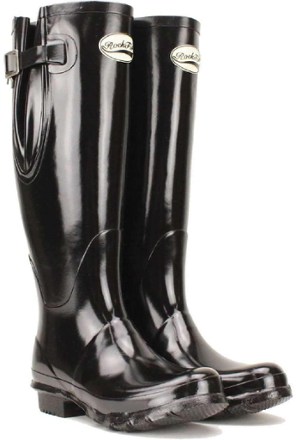 ROCKFISH Original Tall Adjustable Natural Rubber Rain Boots - Women's 1