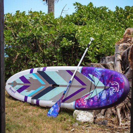 Pau Hana Moonmist TPU Inflatable Stand Up Paddle Board with Paddle - 10' 5