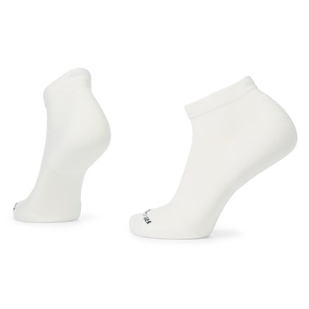 REI Co-op Minimalist Lightweight Running Quarter Socks White L/X