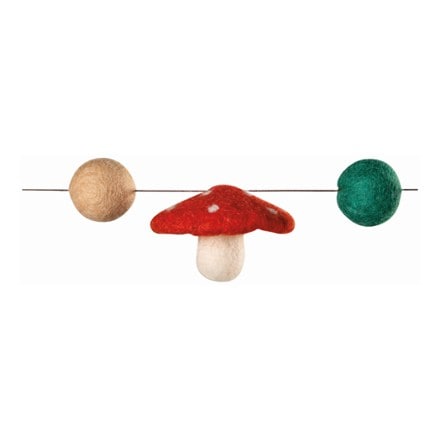 Danica Mushroom Gems Felt Garland 3