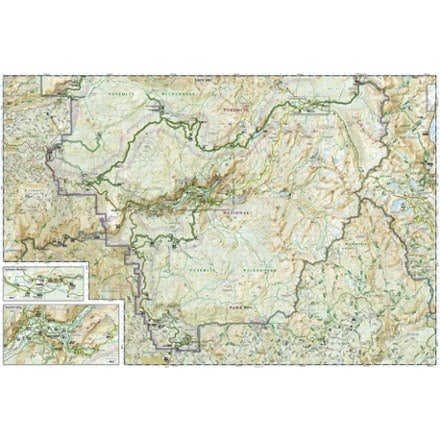 National Geographic Yosemite National Park Trail Map 2