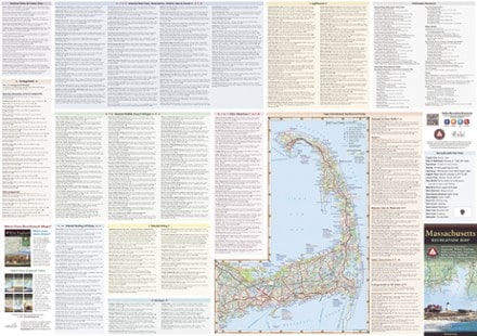 Benchmark Maps Massachusetts Recreation Map 2