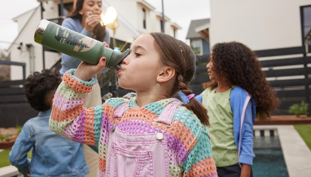 Location Image for Kids' Insulated Water Bottle with Flip Seal Sport Cap - 12. fl. oz.