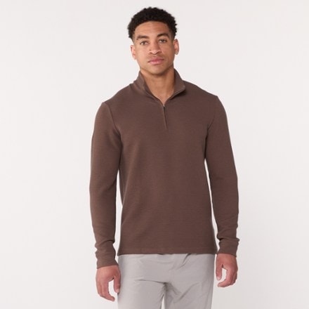 Free Fly Waffle Quarter-Zip Pullover - Men's 1