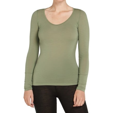 Icebreaker Siren Sweetheart Long Underwear Top - Women's 1