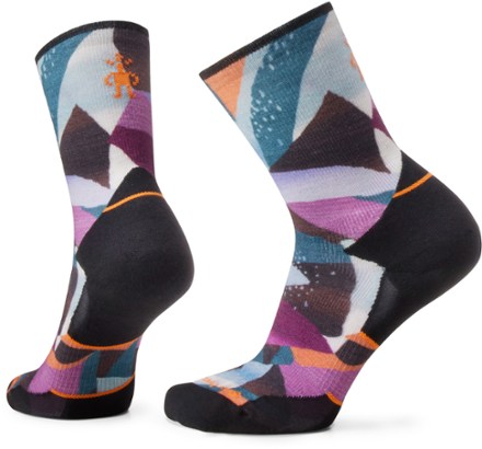 Smartwool Athlete Edition Run Mosaic Pieces Crew Socks - Women