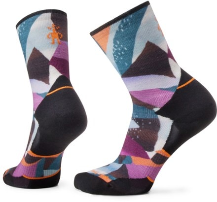Smartwool Athlete Edition Run Mosaic Pieces Crew Socks - Women's 0