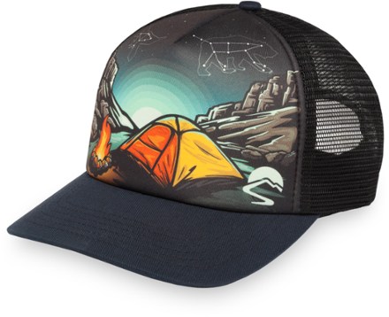Sunday Afternoons Campfire Trucker Hat 0