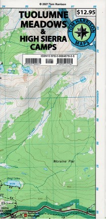 Tom Harrison Cartography Tuolumne Meadows and High Sierra Camps Map 0