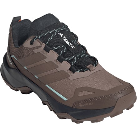 adidas gazelle silver green womens Adidas Women Terrex Free Hiker 2.0 Low Gore-Tex Hiking Shoe in Wonder Beige  Grey