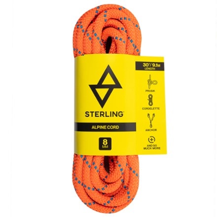 Sterling Alpine Accessory Cord - 8 mm 0