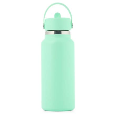 Hydro Flask Wide-Mouth Vacuum Water Bottle with Flex Straw Cap - 32 fl. oz. 1