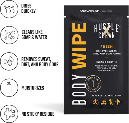 Hustle Clean Body Wipes 5