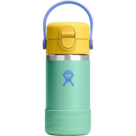 Hydro Flask Kids' Wide-Mouth Vacuum Bootle with Straw Cap and Bottle Boot - 12 fl. oz. 0