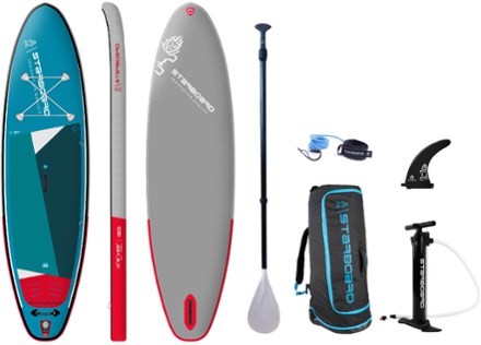 Starboard iGo Zen Roll SC Inflatable Stand Up Paddle Board with Paddle - 10'8" 0