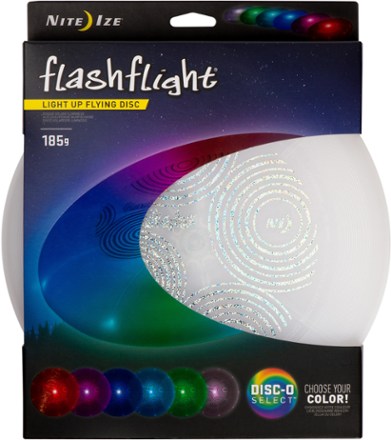 nite ize flashflight led light up flying disc