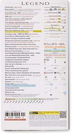 Latitude 40 Maps Crested Butte, Aspen and Gunnison Trails Recreation Topo Map - 5th Edition 1