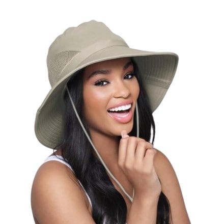Hairbrella Satin-Lined, Waterproof All-Weather Sun Hat 1
