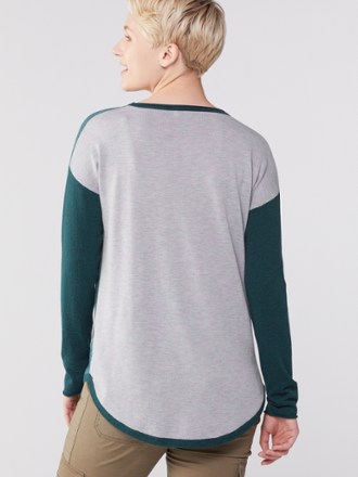 Smartwool Shadow Pine Colorblock Sweater - Women's 2